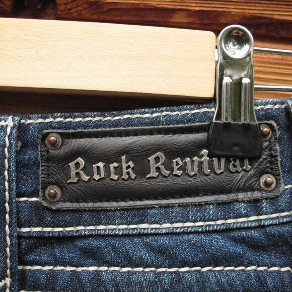 Rock Revival Boot Capris Jeans Cropped - Picture 6 of 9